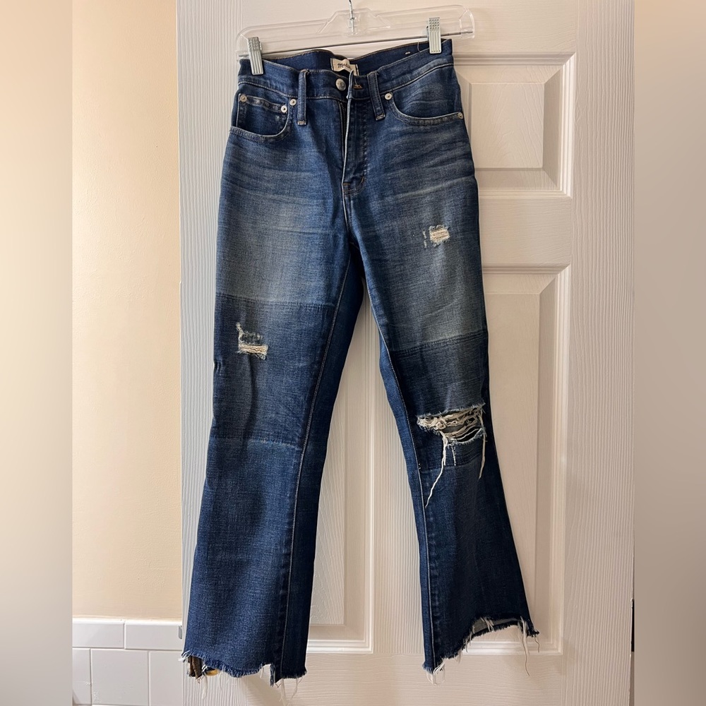 Madewell Patch Work Cali Demi Jeans
